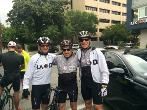 Roobik, Garo the Legend and I at Leg #1